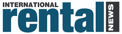 Logo of International Rental News with blue and black text.